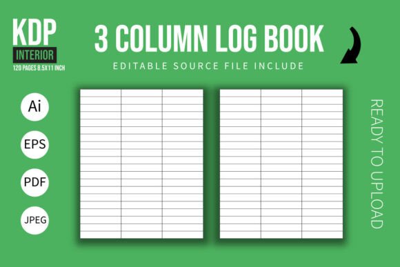 3 Column Log Book: A Powerful Tool for KDP Sellers