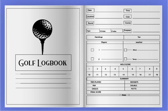 Enhance Your Golf Game with the Editable Golf Logbook Journal