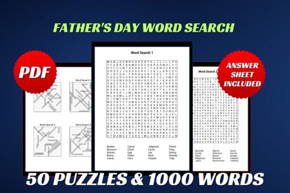 Father’s Day Word Search for Adult 3: A Unique Way to Celebrate Dad