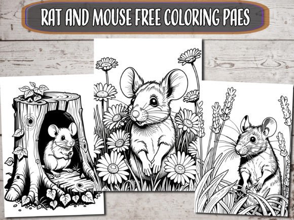 Rat and Mouse Free Coloring Pages