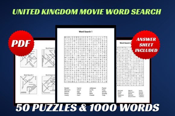 United Kingdom Word Search for Adult 2: A Unique Puzzle Experience