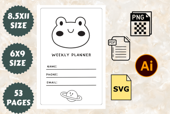 Weekly Planner for Kdp or Self Use: A Practical Guide to Organizing Your Life